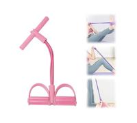 Bandes De Résistance Fitness, 4 Tubes Pédale De Pédale Puller De La Cheville, Sit Up Bodybuilding Expander Bandes Corde De Tension, PédalePull Cordes Élastique Sport Expander pour Abdominaux