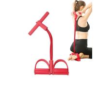 Bandes De Résistance Fitness Sit-Up Bodybuilding Expander Bandes Corde De Tension, Chevilles À Pédales 4 Tubes Multifonction Équipement D'exercices Abdominaux pour Femmes, Fitness, Yoga