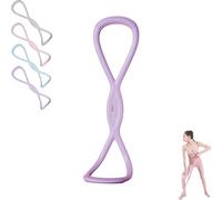 Bandes de résistance Luminousdo, Bandes d'exercice en Forme de 8 for Femmes et Hommes, Sangle d'extension de Poitrine Victoriousact/Familiarn/Novealcrbe for l'entraînement(Purple-25lb)