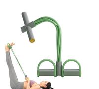 Bandes De Résistance pour Fitness, Corde De Résistance À 4 Tubes avec Pédale, Bande Élastique d'exercice avec Poignées, Équipement d'exercice pour Abdominaux, Jambes, Taille, Bras