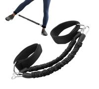 Bandes de résistance pour jambes : sangles élastiques réglables pour exercices, bandes d'entraînement de force créatives de longue durée, activation des muscles de la partie inférieure du C