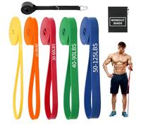 Bandes de résistance pour l'entraînement, ensemble de bandes de traction, équipement d'entraînement à la maison, bandes d'entraînement pour homme et femme, bandes extensibles pour exercice,