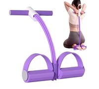 Bandes de résistance pour l'exercice - Corde de civière à la Cheville à pédale avec poignées | HD Digital Display Voice Broadcast Fitness Band pour l'étirement, Le Yoga, Le Pilates, la Formation