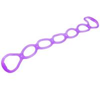 Bandes de résistance réglables à 7 anneaux pour le haut du corps, pour entraînement à la maison, marche, entraînement, programme de fitness, bande élastique pour la récupération, 84 x 8,4 cm (violet)