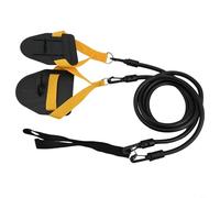 Bandes de résistance réglables avec palmes pour un entraînement efficace du haut du corps (noir, 27,2 kg)