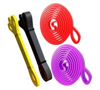 Bandes de Résistance | Set de Bandes Élastiques de Fitness pour Entraînement Musculaire | Équipement Portable pour Yoga Pilates Gym | pour Voyage Domicile Bureau Extérieur