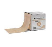 Bandes de résistance THERABAND, rouleau de 50 mètres, bande élastique professionnelle en latex pour exercices du haut et du bas du corps et du tr