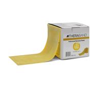 Bandes de résistance THERABAND, rouleau de 50 mètres, bande élastique professionnelle en latex pour exercices du haut et du bas du corps et du tr