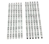 Bandes de rétroéclairage à LED, kit complet de 12 bandes, installation facile, compatible avec plusieurs modèles ,