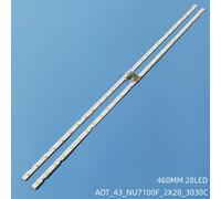 Bandes de rétroéclairage LED pour lampes TV, kit de barres de télévision HD 43 "", règles de bandes, UE43RU7440, UE43RU7419U, UE43RU7442, UE43RU7410, HG43mp, 690UB ""Nipseyteko