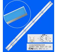 Bandes de rétroéclairage LED pour SW-LED32R301BT2 SW-LED32R301ST2 Starwind YLOT ULM-32TC114 32HTGSM T CC02320D562V08 CC02320D562V04 ""Nipseyteko®