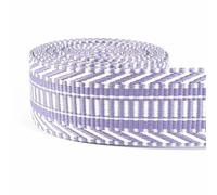 Bandes de sangle Jacquard 5 mètres 38mm, for sac, ruban ethnique, décor bagages, bande biais couture, bricolage, ceinture, accessoires chaussures pour Anses de Sac(RD155-LightPurple)