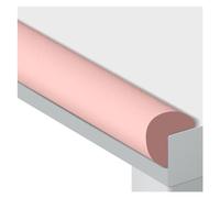 Bandes De Sécurité en Mousse, Forme en L Protection De Bord Bande De Protection d'angle, Auto-adhésif Enfants Bande Anti-Collision pour Le Tableau Chaise Banc TV Meubles Lit (Color : Pink, Size : 2m