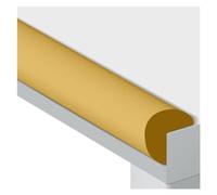 Bandes De Sécurité en Mousse, Forme en L Protection De Bord Bande De Protection d'angle, Auto-adhésif Enfants Bande Anti-Collision pour Le Tableau Chaise Banc TV Meubles Lit (Color : Wood, Size : 20