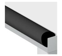 Bandes De Sécurité En Mousse, Forme En L Protection De Bord Bande De Protection D'angle, Auto-adhésif Enfants Bande Anti-collision Pour Le Tableau Chaise Banc TV Meubles Lit ( Color : Black , Size : 2