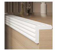 Bandes De Sécurité en Mousse, Type W Auto-adhésif Bande Anti-Collision, Sécurité Bande De Protection Pare-Chocs pour Le Tableau Chaise Banc TV Meubles Lit Armoires Escalier (Color : White, Size : 6m