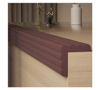 Bandes De Sécurité En Mousse, Type W Auto-adhésif Bande Anti-collision, Sécurité Bande De Protection Pare-chocs Pour Le Tableau Chaise Banc TV Meubles Lit Armoires Escalier ( Color : Brown , Size : 2m