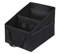 Bandes de sécurité réfléchissantes sur l'organiseur de coffre de voiture pour améliorer la visibilité pendant la conduite (noir)