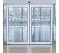 Bandes de signalisation adhésives - triangles - 5 cm x 5 m - 2 rouleaux