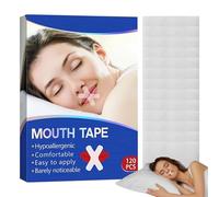 Bandes de sommeil pour la bouche, autocollant anti-ronflement | 120 pièces Patch respiratoire nasal à bouche fermée,Bande respiratoire nasale de conception Portable pour voyage, voyage d'affaires, mai