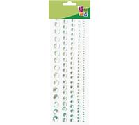 Bandes De Strass Adhésifs Blanc 5 Pièces