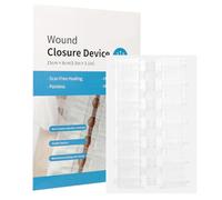 Bandes de suture pour plaie - 8 x 15 cm - Bandes de fermeture auto-adhésives pour le camping et l'extérieur