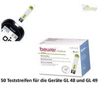 Bandes De Test 50 Pièces GL 48 49 Beurer (2x25) 06-2026 BZ Test Nouveau