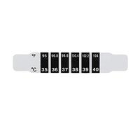 Bandes de thermomètre frontal réutilisables à lecture rapide, bande de température pour bébé, nourrissons