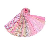 Bandes de tissu en rouleau de gelée - Lot de bandes de coton prédécoupées pour travaux manuels, accessoires pour housses de coussin, robes, sacs matelassés, vêtements de, scrapbooking