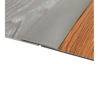 Bandes De Transition Autocollantes For Parquet En PVC, Bandes De Séparation Plates, Bandes De Joint De Seuil Et Bandes De Recouvrement De Sol.(Gray,1.57in(4cm))