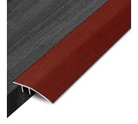 Bandes de Transition de Sol, Bande de Transition Robuste for Sol Moquette sur carrelage, Bande de Transition de seuil métallique Effet Grain de Bois(D)