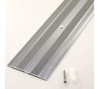 Bandes de transition de sol - Bordure en alliage d'aluminium pour une transition sans couture du bois au tapis, remplissage d'espace multifonction pour la maison et le bureau