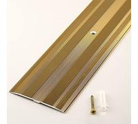 Bandes de transition de sol - Bordure en alliage d'aluminium pour une transition sans couture du bois au tapis, remplissage d'espace multifonction pour la maison et le bureau