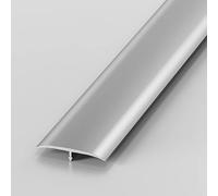 Bandes de transition en aluminium for portes Barre de Seuil or/argent/noir/gris for carrelages, sols en bois et sols stratifiés(Silver,33mm/1.3in)