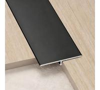 Bandes de transition for sols en T Plats Séparateurs de sol Bordures Profilés en aluminium for raccordement de joint seuil carrelages(Black,30mm L2.7m/9ft)