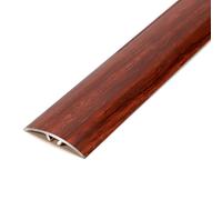 Bandes De Transition Pour Plancher En Aluminium Effet Bois, Barre De Seuil Métal Profilé De Transition Pour Joindre Les Espaces De Plancher(Walnut,3x90cm)