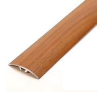 Bandes De Transition Pour Plancher En Aluminium Effet Bois, Barre De Seuil Métal Profilé De Transition Pour Joindre Les Espaces De Plancher(Wood,4x90cm)
