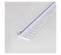Bandes de transition pour portes, Bande de transition en aluminium for stratifié, bois, moquette et carrelage, 0,55 à 1,85 cm, 1 paquet, 90 cm(Silver,1.55cm)