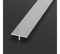 Bandes De Transition Pour Sol En Profilé En T, 1 M *3 Pièces - Pour Seuils De Porte Et Jonctions Entre Lames De Sol Stratifié Et Carrelage(Matte Silver,8mm*1m)
