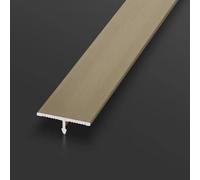 Bandes De Transition Pour Sol En Profilé En T, 1 M *3 Pièces - Pour Seuils De Porte Et Jonctions Entre Lames De Sol Stratifié Et Carrelage(Brushed Bronze,6mm*1m)