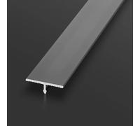 Bandes De Transition Pour Sol En Profilé En T, 1 M *3 Pièces - Pour Seuils De Porte Et Jonctions Entre Lames De Sol Stratifié Et Carrelage(Gentleman Gray,6mm*1m)
