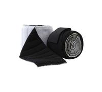 Bandes de travail pour cheval élastiques avec tissu éponge Kavalkade Noir TU
