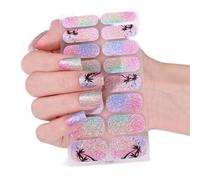 Bandes de vernis à ongles à pointe française - Autocollants scintillants pour ongles - Gels - Décoration d'ongles