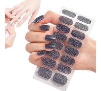 Bandes de vernis à ongles, bandes de gel semi-durcies,Autocollants pour ongles en gel - Enveloppements d'ongles semi-durcis pour femmes bandes de vernis à ongles à paillettes autocollants de vernis à