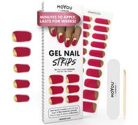 Bandes De Vernis Gel Semi-Curées - 20 Pièces. Enveloppes Ongles De Noël Pour Manucure De Qualité Salon - Fonctionne Avec N'importe Quelle Lampe Uv Pour Ongles - Facile À Appliquer
