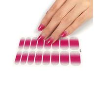 Bandes de vernis gel semi-durcies à motifs autocollants auto-cendrés
