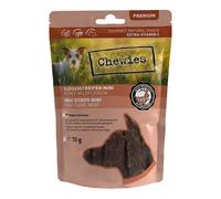 Bandes de Viande Mini friandises pour Chien 100% Viande Sauvage - 70 g - Snack pour Petits Chiens - Bandes à mâcher Sauvages séchées - Hypoallergénique et sans céréales - Viande déshydratée d'animaux