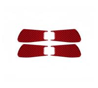 Bandes Décoration Autocollants De Décoration Panneau Bol Porte Intérieure Voiture En Fiber Carbone Pour Civic 11e Génération 2022 2023 Garniture Protection Automobile(Rouge)