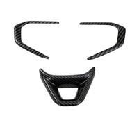 Bandes Décoration Console Sortie Climatisation ABS Voiture Levier Vitesse Lève-vitre Panneau Garniture Pour Chevy Pour Trax 2024+ Accessoires Autocollant Décoratif(Steering wheel trim)