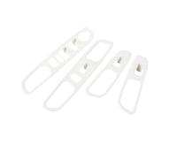 Bandes Décoration Couverture Décoration Panneau Bouton Lève-vitre Intérieur Voiture Pour Jeep Pour Renegade 2016 2017 2018 2019 2020 2021 2022 2023 2024(BLANC)